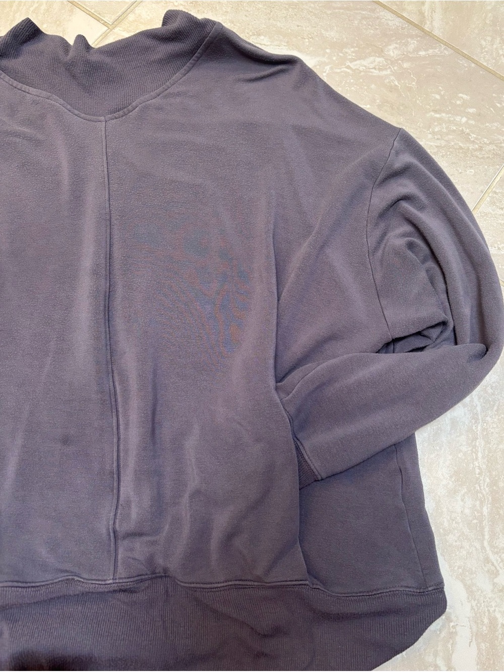 Athleta Women’s XL Muted Purple Oversized Mock Neck Pullover